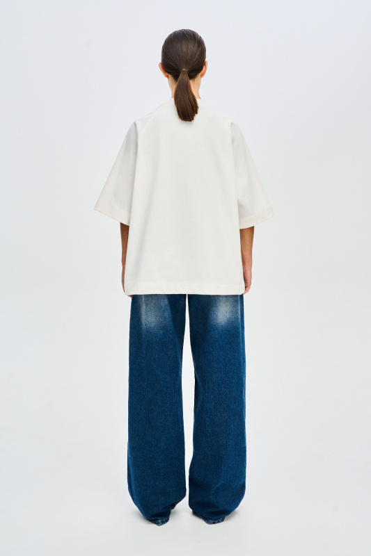 Футболка с рукавом реглан LB WHITE Футболка с рукавом реглан LB WHITE